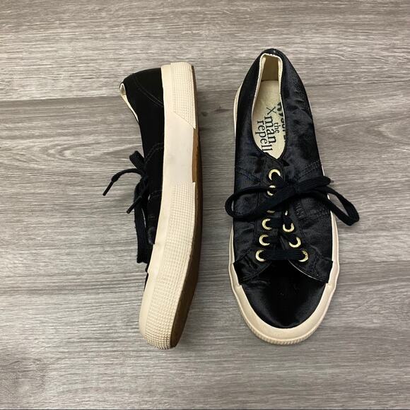 SUPERGA X The Man Repeller Sneaker Black 8 - Picture 1 of 10